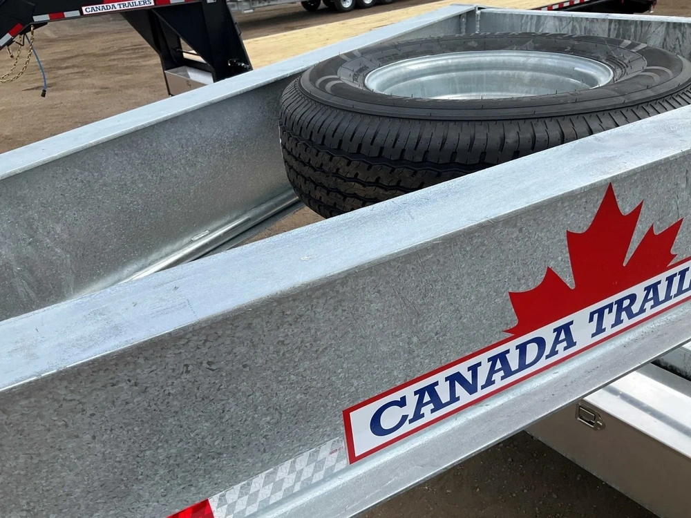 2027 Canada Trailers 8.5x30 12 Ton Galvanized Gooseneck Equipment Trailer alt