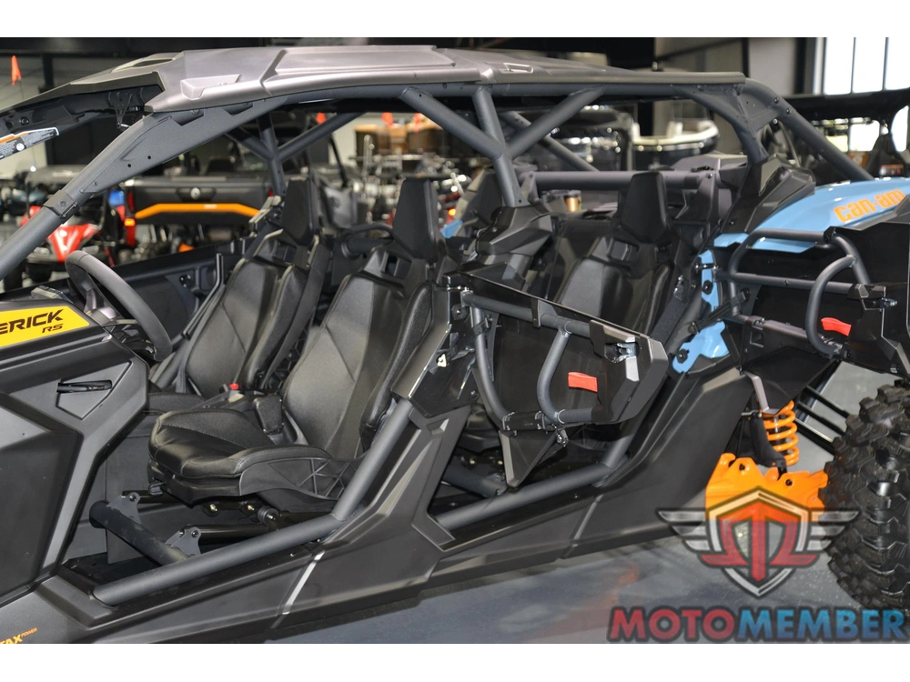 2026 Can-am Maverick X3 Max Rs Turbo Rr Scandi Blue & Orange Crush alt