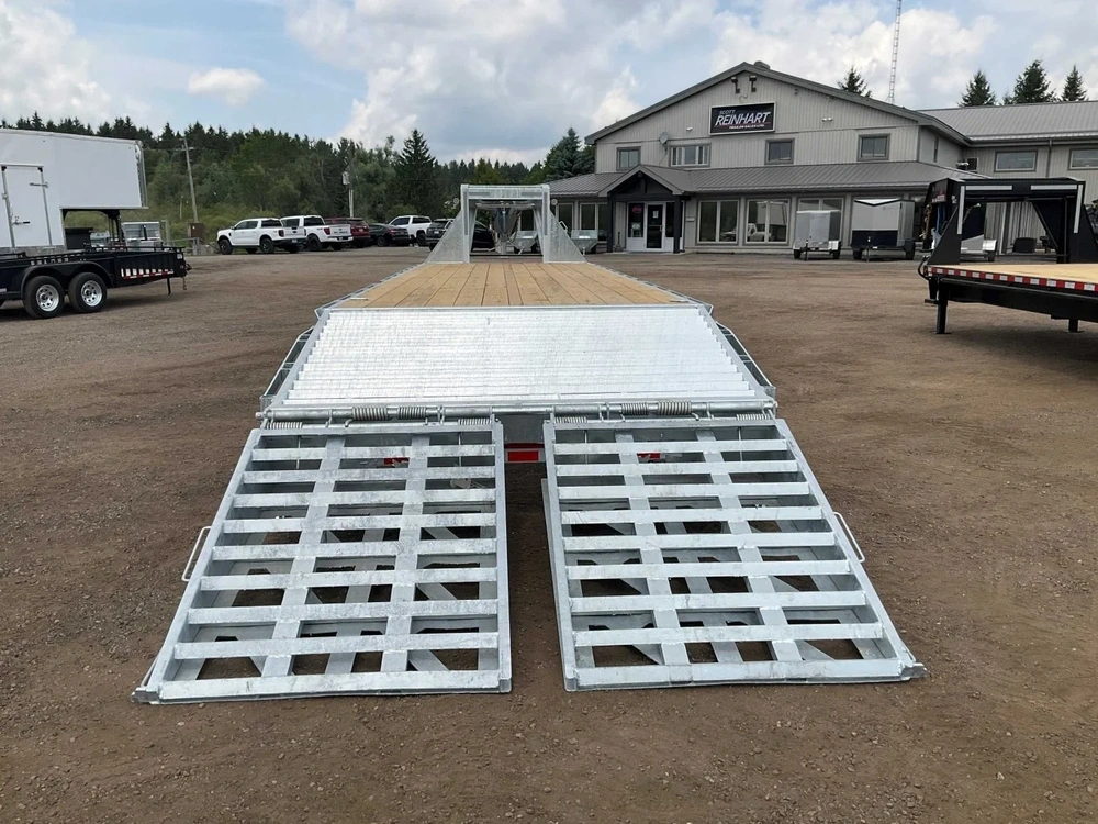 2027 Canada Trailers 8.5x30 12 Ton Galvanized Gooseneck Equipment Trailer alt