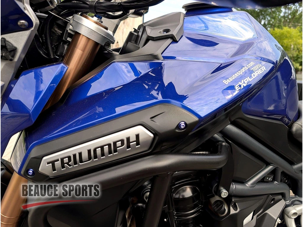 2013 Triumph Tiger Explorer Moto Aventure Grand Tourisme Longue Distance Full Équipée Valises Top Case Cardan Confort Duo Voyage Gs Ténéré V-strom Africa Twin alt