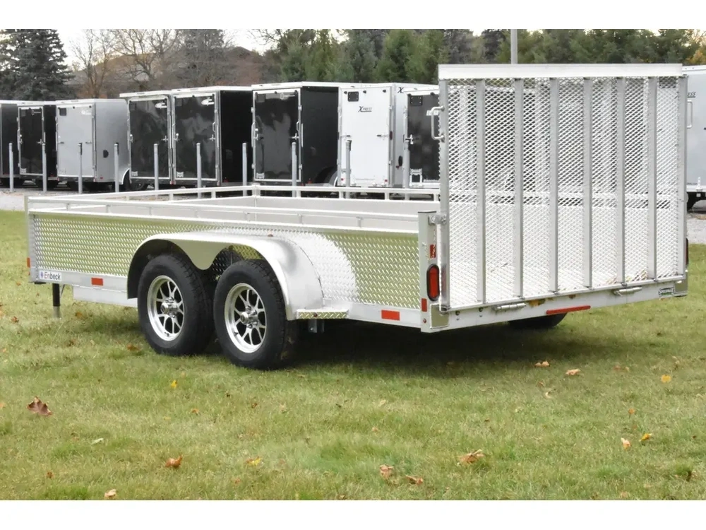2027 Enbeck Aluminum Utility 7' X 14' Ta Straight Gate alt