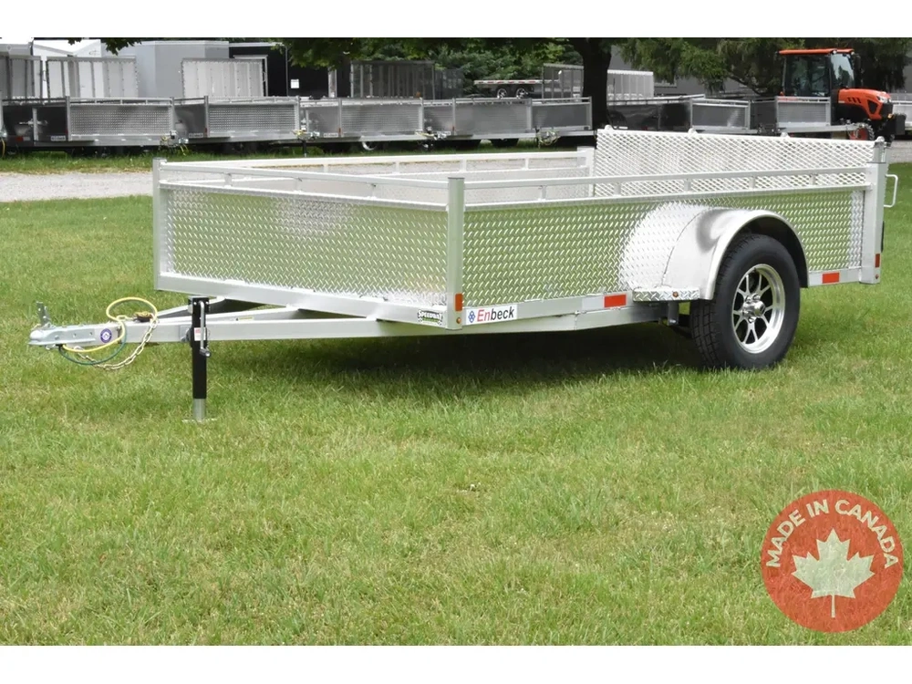 2027 Enbeck Aluminum Utility 6' X 10' Sa Bifold Gate alt