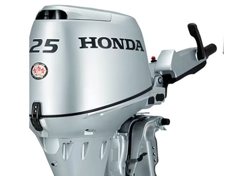 None Honda 25dk3shgc 3 Cyl, 15" Short Shaft, Electric Start, Tiller Steering, Gas-assist Tilt alt
