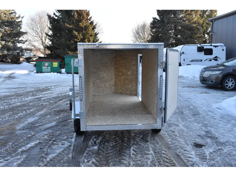 Rhino Galvanized Enclosed 4' x 8' SA Side-Door 2026