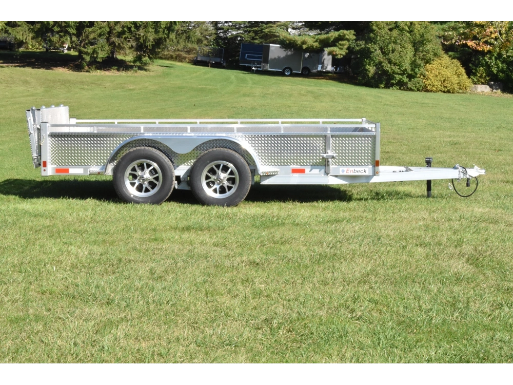 2027 Enbeck Aluminum Utility 6' X 12' Ta Bifold Gate alt