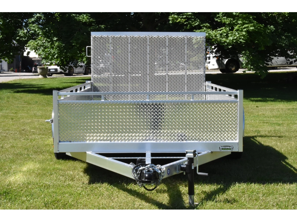 2027 Enbeck Aluminum Utility 6' X 12' Ta Straight Gate alt