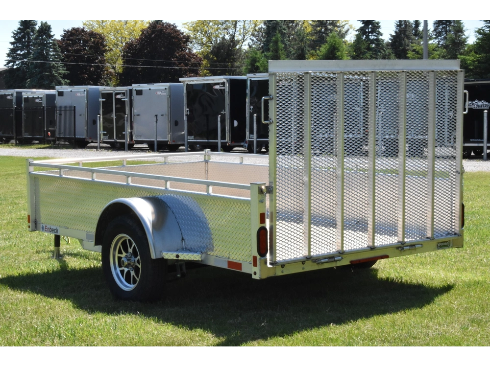 2027 Enbeck Aluminum Utility 6' X 10' Sa Straight Gate alt