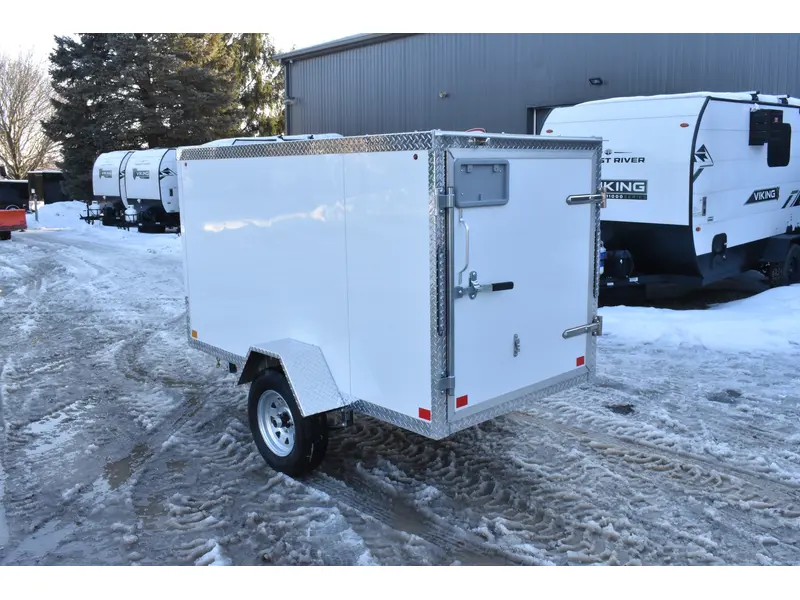 Rhino Galvanized Enclosed 4' x 8' SA Side-Door 2026