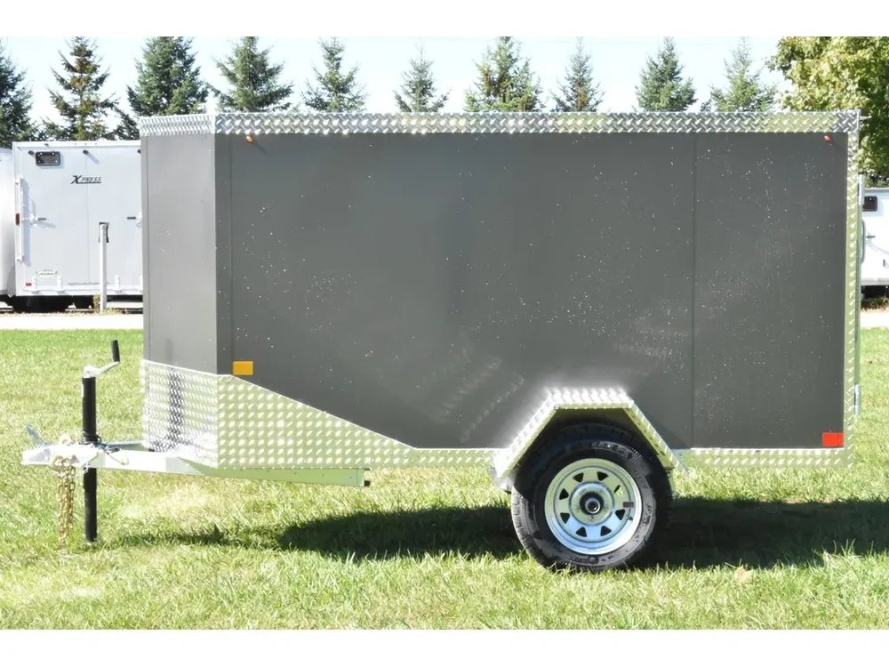 2026 Rhino Galvanized Enclosed 4' X 8' Sa alt