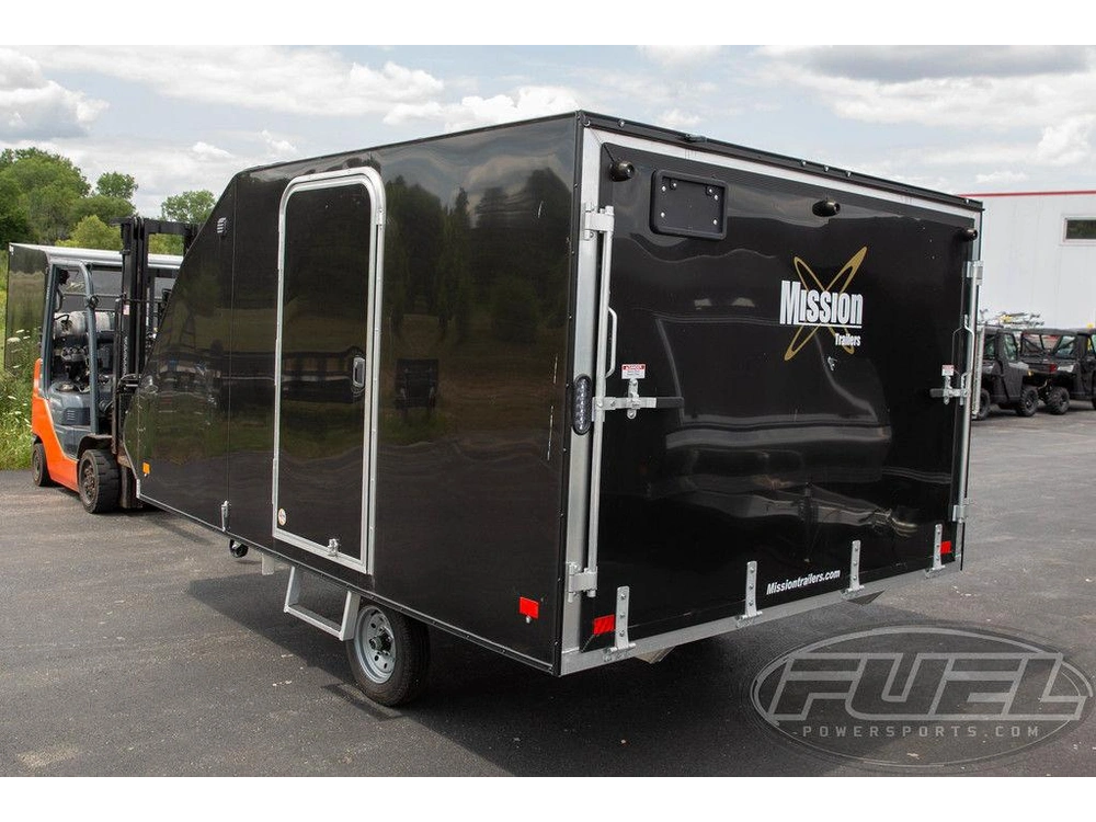2026 Mission Trailers Enclosed Crossover 2.0 Snow Mfs101x12crossover2.0 alt