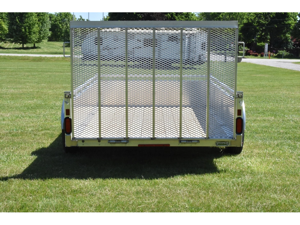 2027 Enbeck Aluminum Utility 6' X 10' Sa Straight Gate alt