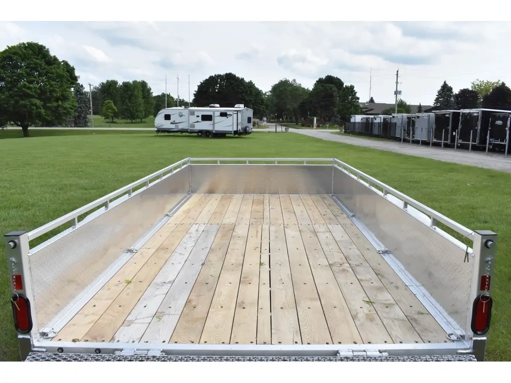 2027 Enbeck Aluminum Utility 7' X 14' Ta Bifold Gate alt
