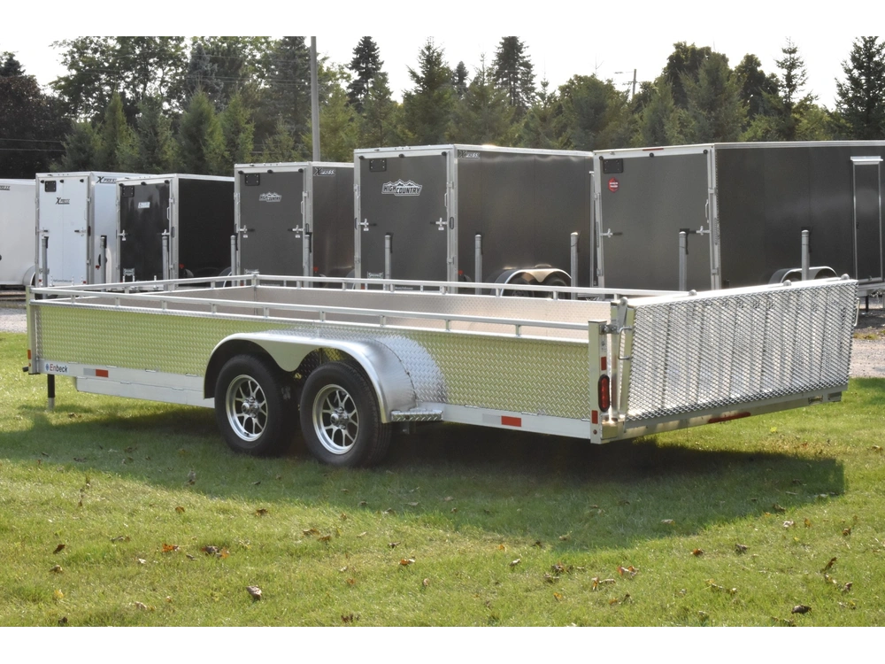 2026 Enbeck Aluminum Utility 7' X 18' Ta Bifold Gate alt