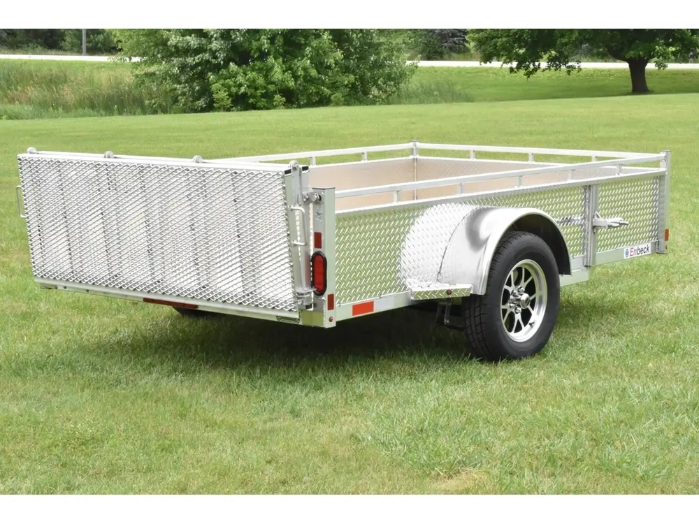 2027 Enbeck Aluminum Utility 6' X 10' Sa Bifold Gate alt