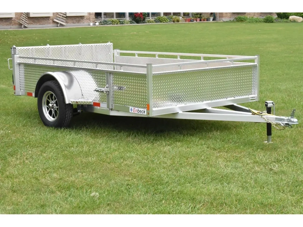 2027 Enbeck Aluminum Utility 6' X 10' Sa Bifold Gate alt