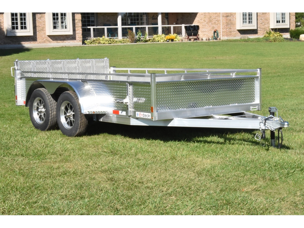 2027 Enbeck Aluminum Utility 6' X 12' Ta Bifold Gate alt