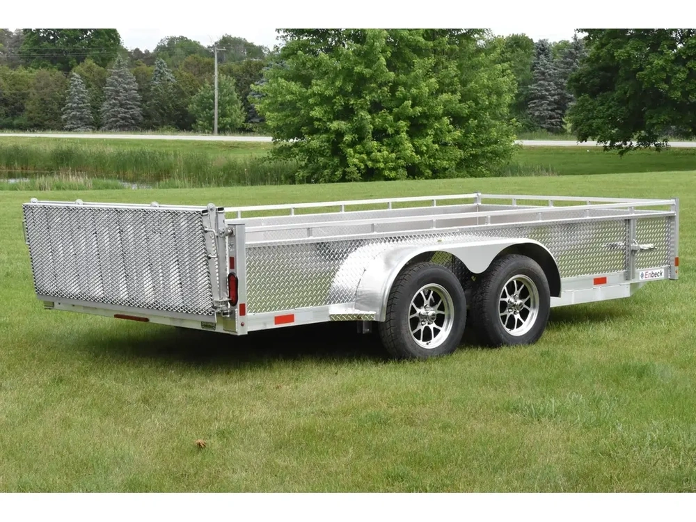 2027 Enbeck Aluminum Utility 7' X 14' Ta Bifold Gate alt