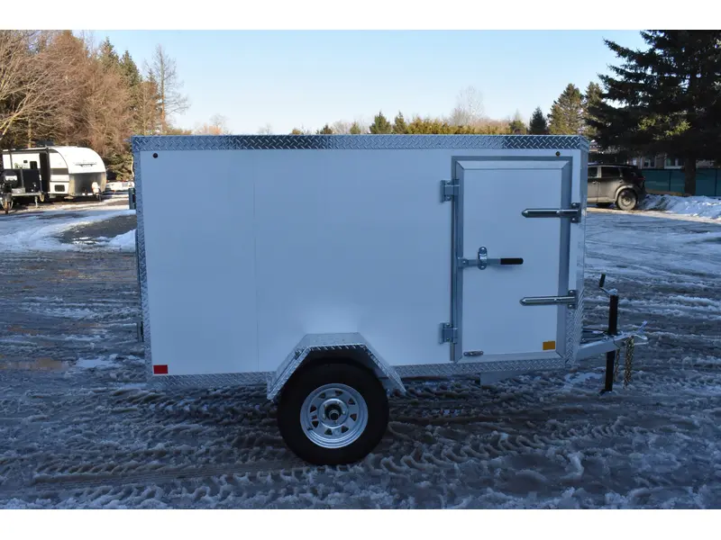 Rhino Galvanized Enclosed 4' x 8' SA Side-Door 2026