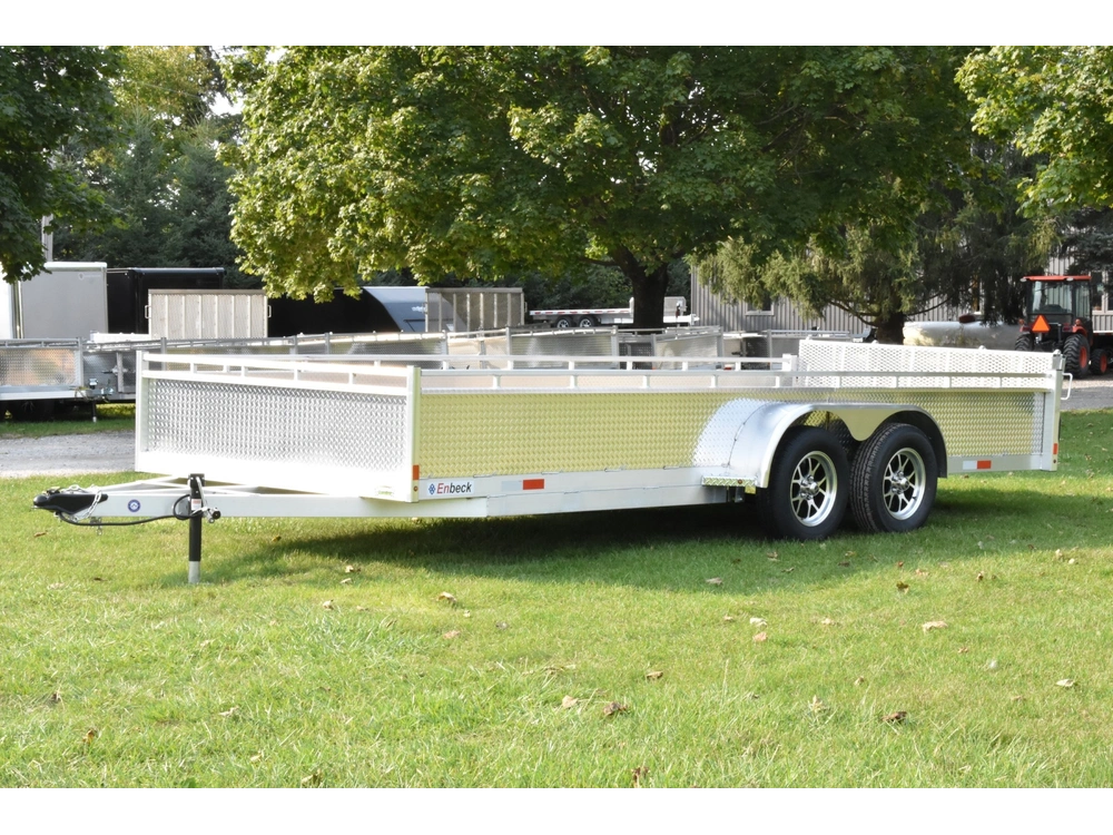 2026 Enbeck Aluminum Utility 7' X 18' Ta Bifold Gate alt