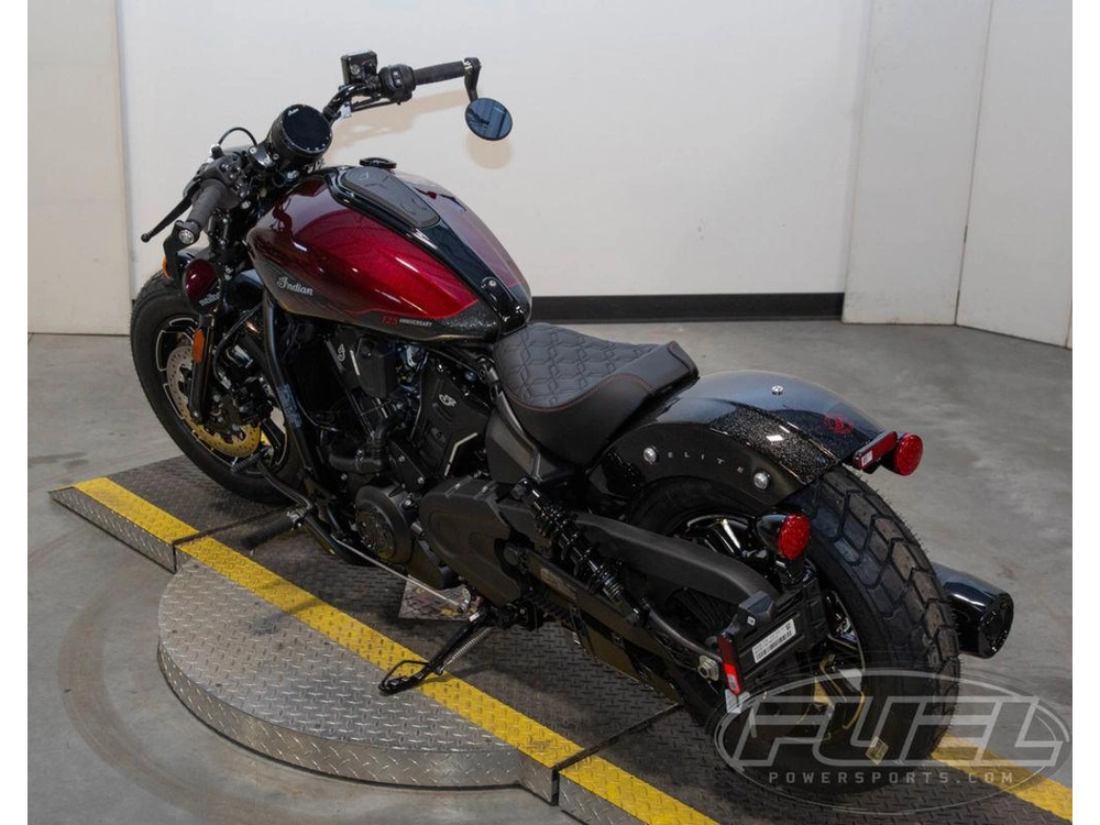 2026 Indian Motorcycle Scout Bobber 125th Anniversary Edition 125th Anniversary Red With Black Cry alt