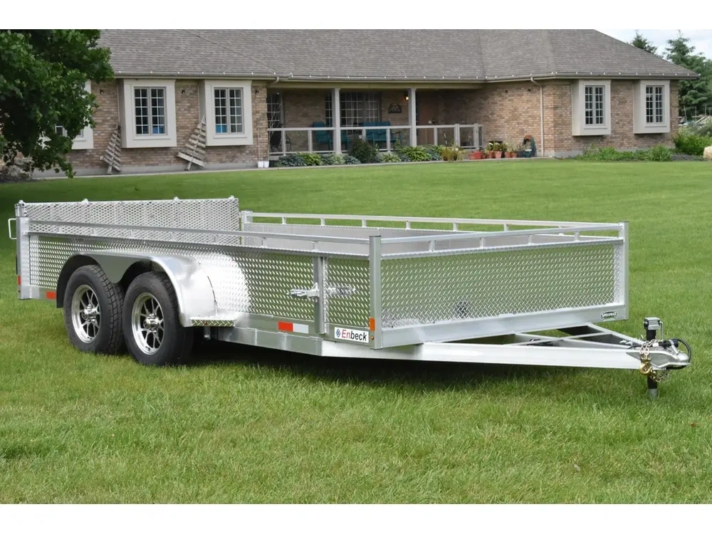 2027 Enbeck Aluminum Utility 7' X 14' Ta Bifold Gate alt