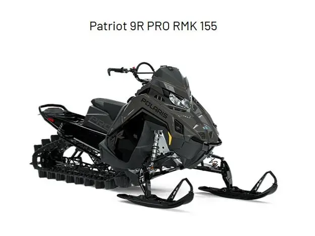 2025 Polaris PATRIOT 9R PRO RMK 155 - Shadow Gray / Gloss Black 