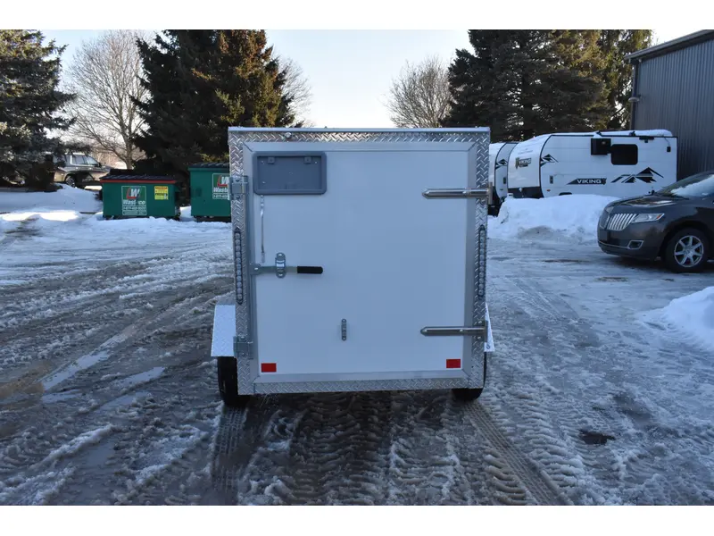 Rhino Galvanized Enclosed 4' x 8' SA Side-Door 2026
