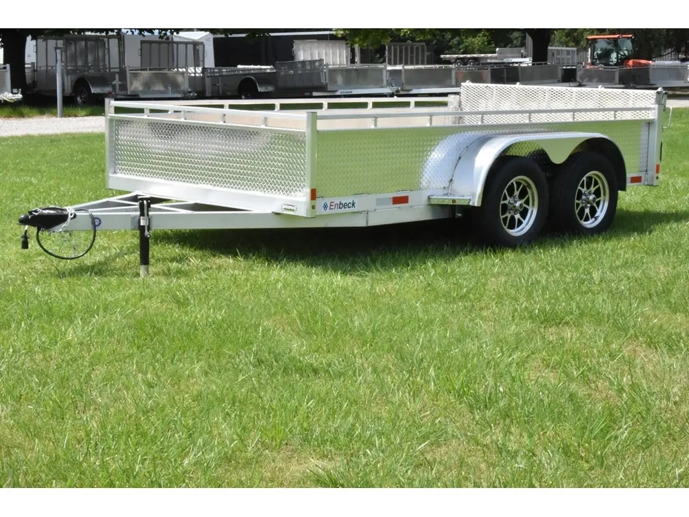 2027 Enbeck Aluminum Utility 7' X 12' Ta Bifold Gate alt