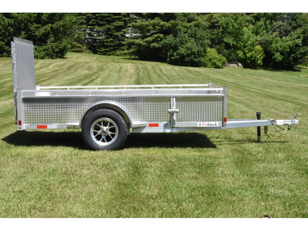 2027 Enbeck Aluminum Utility 6' X 10' Sa Straight Gate alt