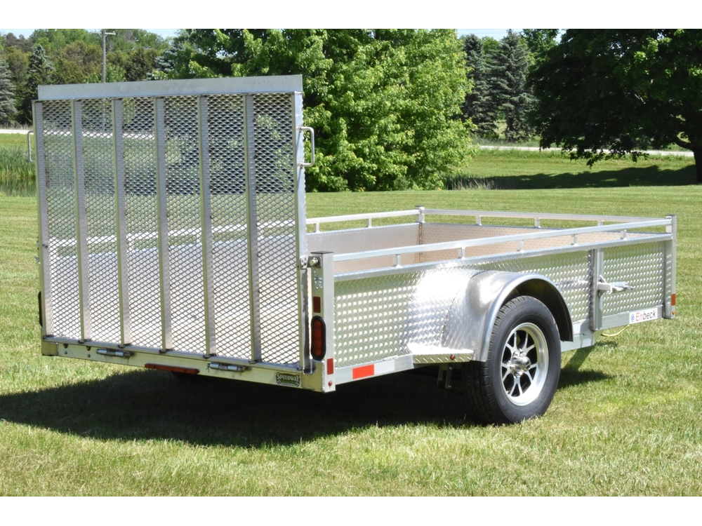 2027 Enbeck Aluminum Utility 6' X 10' Sa Straight Gate alt