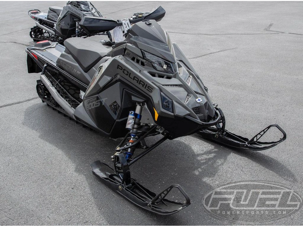 2025 Polaris Boost Switchback Assault 146 Shadow Gray / Gloss Black alt