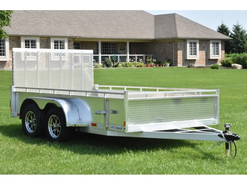 2027 Enbeck Aluminum Utility 7' X 12' Ta Straight Gate alt