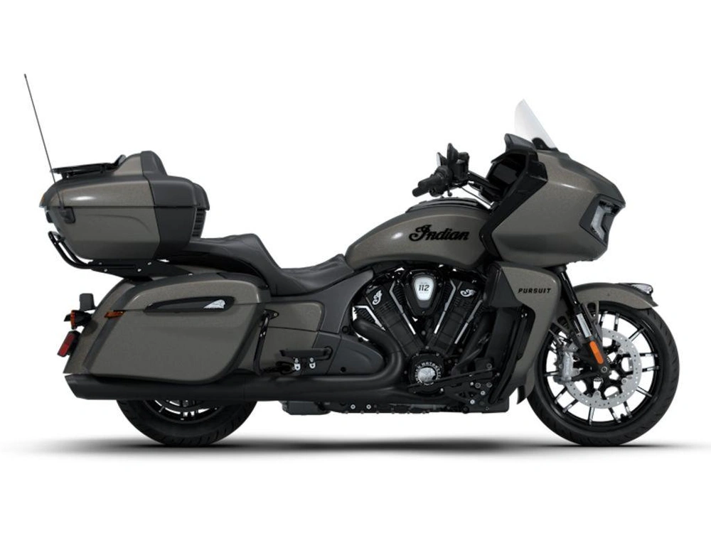 2026 Indian Motorcycle Pursuit® Dark Horse® 112 W/ Powerband Audio Heavy Metal alt