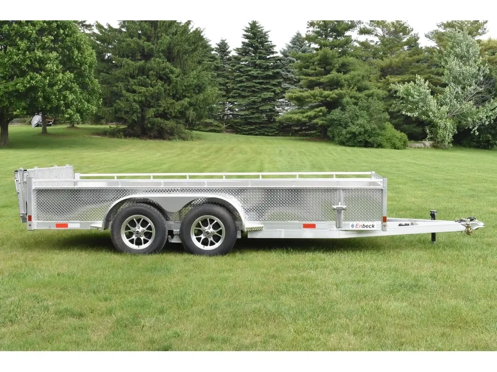 2027 Enbeck Aluminum Utility 7' X 14' Ta Bifold Gate alt
