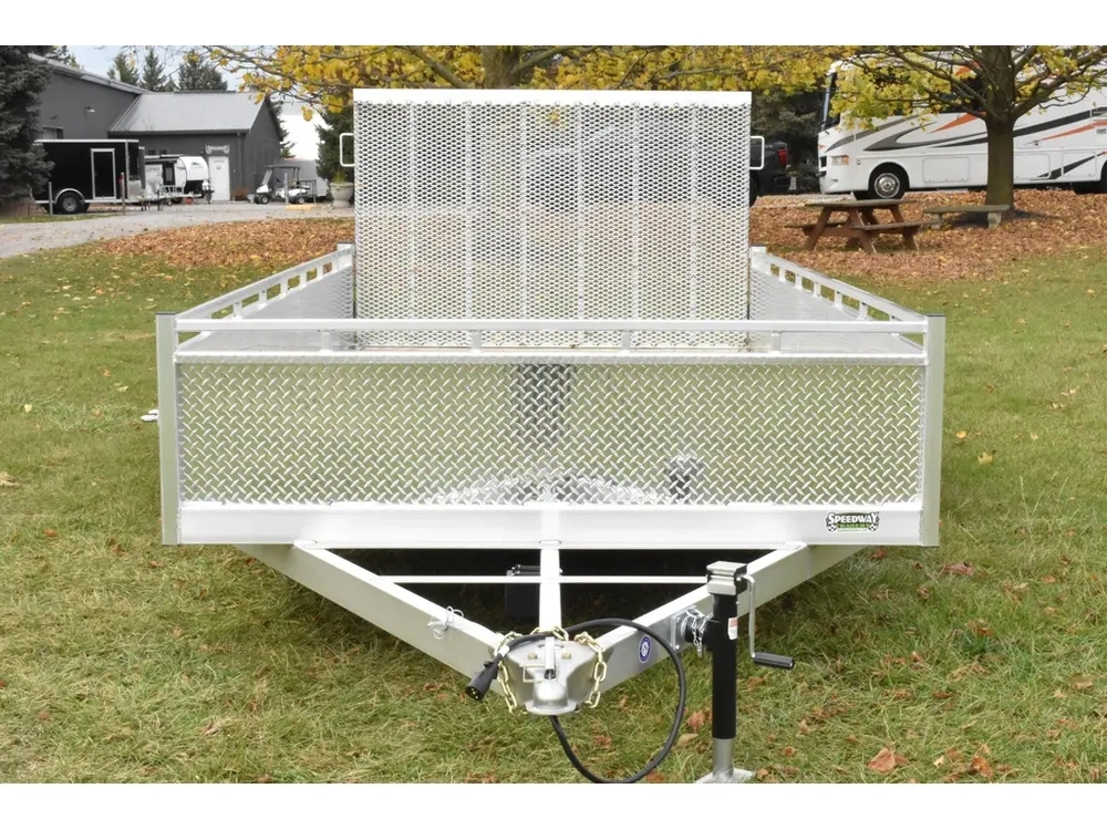 2027 Enbeck Aluminum Utility 7' X 14' Ta Straight Gate alt