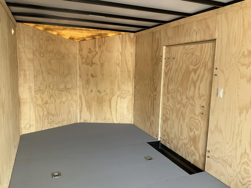 2026 Car Mate Trailers 8.5x24 Plus V-nose Avalanche Enclosed Car Hauler alt