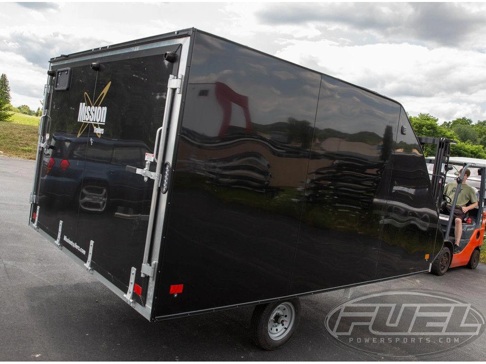 2026 Mission Trailers Enclosed Crossover 2.0 Snow Mfs101x12crossover2.0 alt
