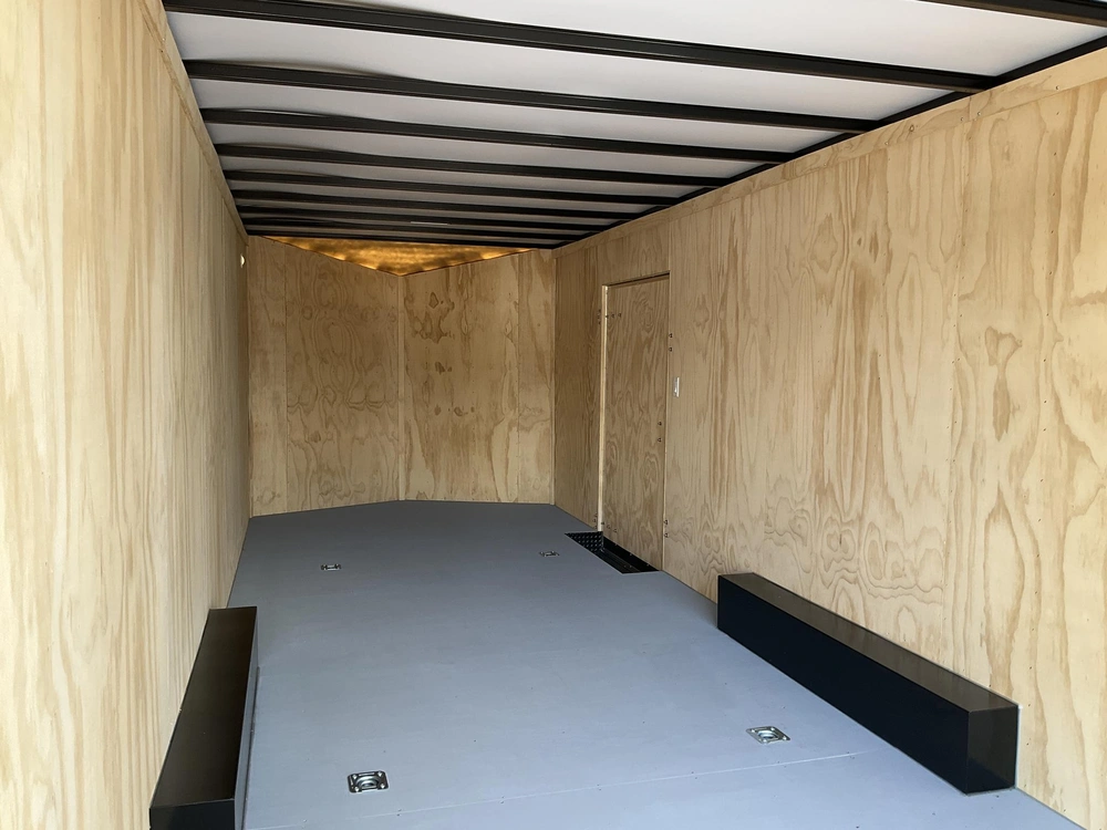2026 Car Mate Trailers 8.5x24 Plus V-nose Avalanche Enclosed Car Hauler alt