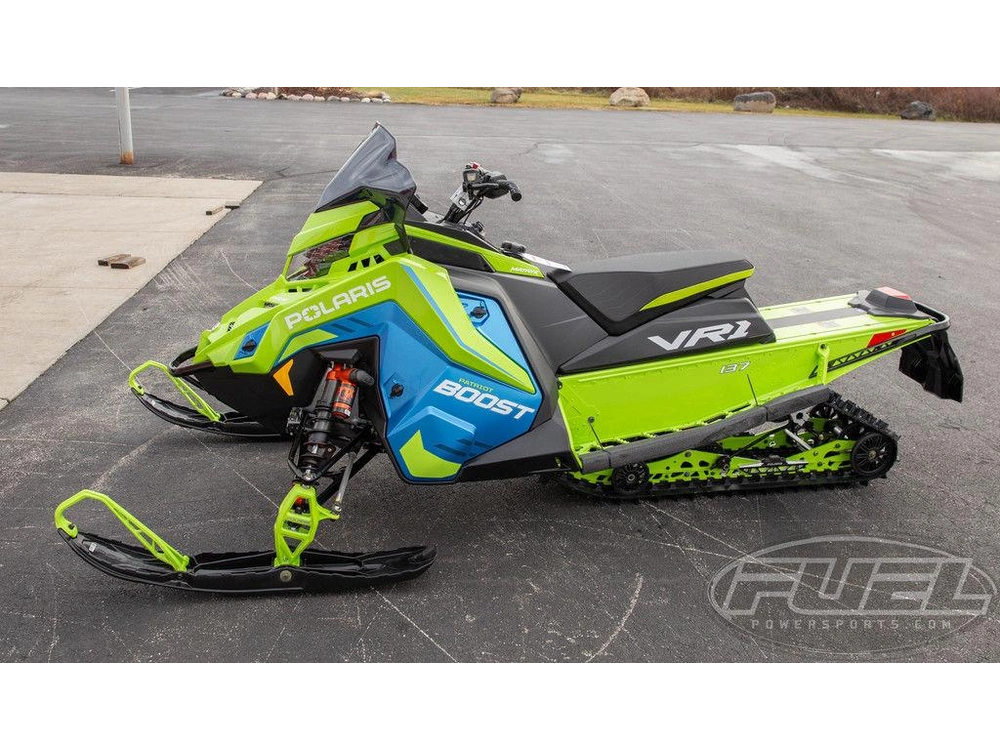 2026 Polaris Patriot Boost Indy Vr1 137 Dynamix Premium Matte Light Blue Metallic / Neon alt