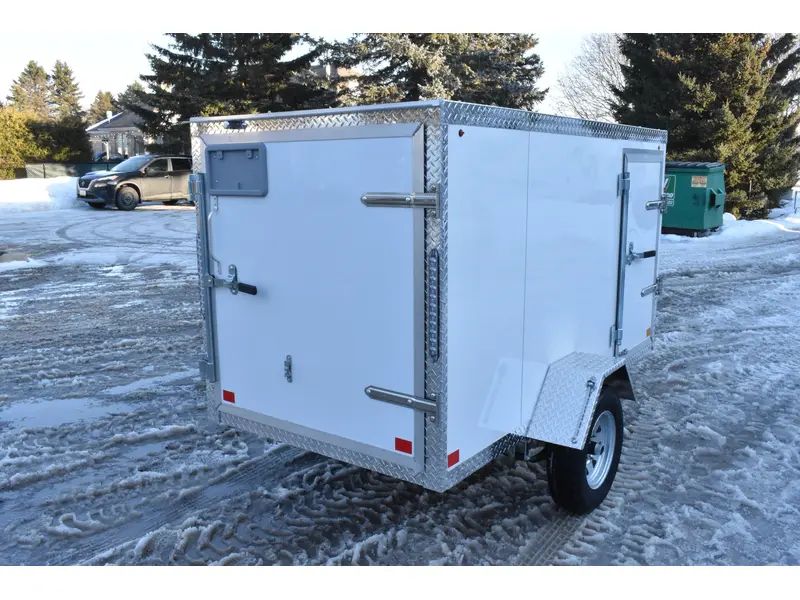Rhino Galvanized Enclosed 4' x 8' SA Side-Door 2026
