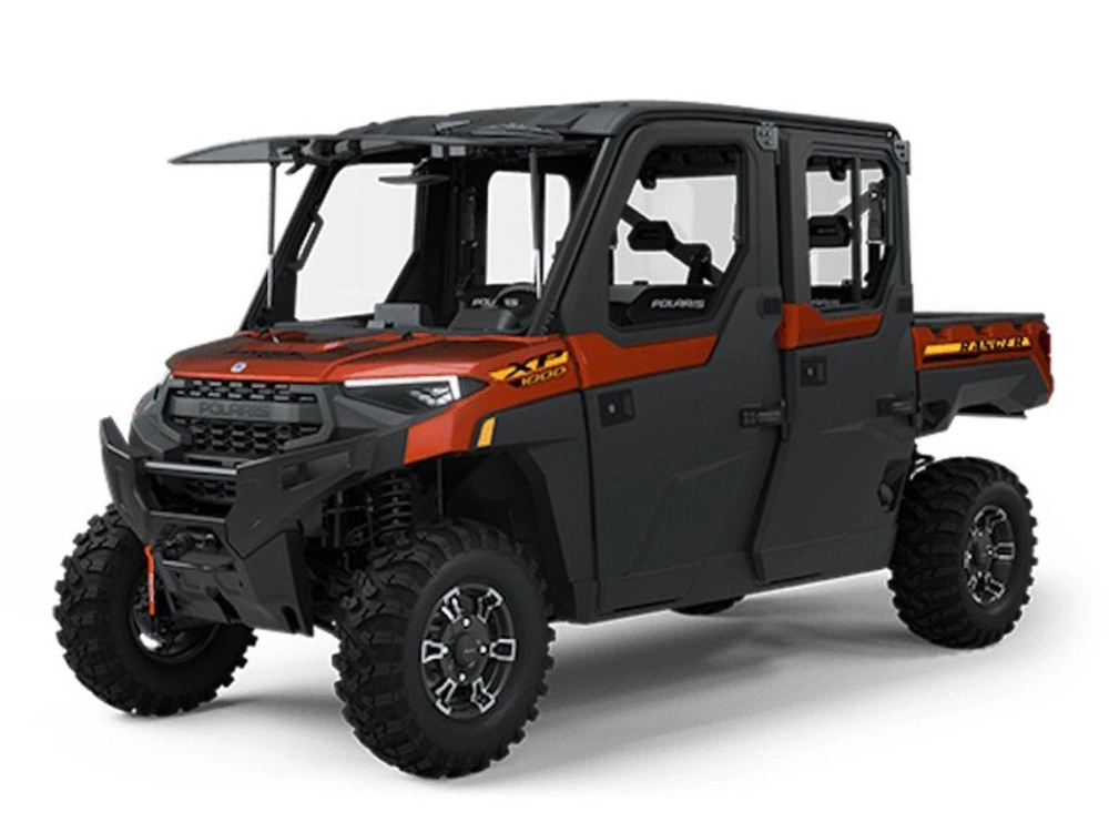 2025 Polaris Ranger Crew Xp 1000 Northstar Edition Ultimate Orange Rust alt