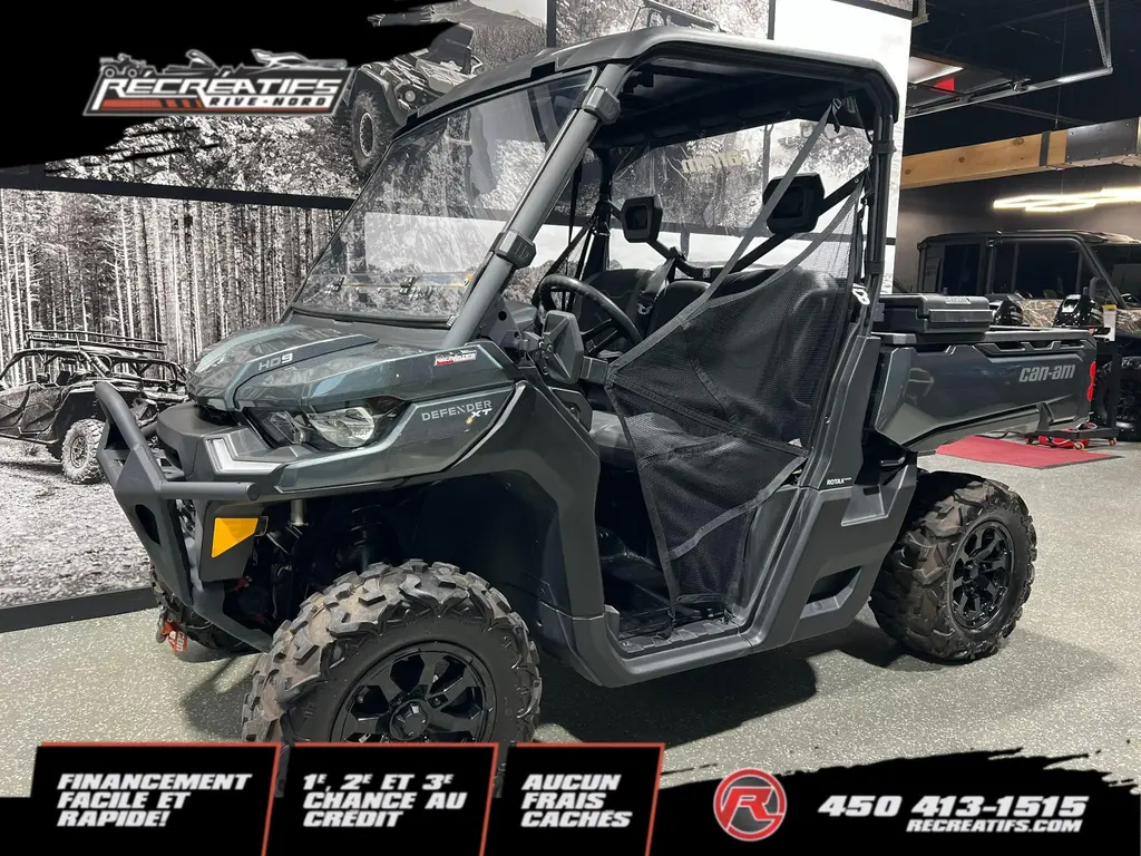 2022 Can-Am DEFENDER HD9 XT **SEULEMENT 1448KM!!**