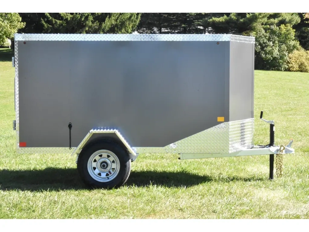 2026 Rhino Galvanized Enclosed 4' X 8' Sa alt