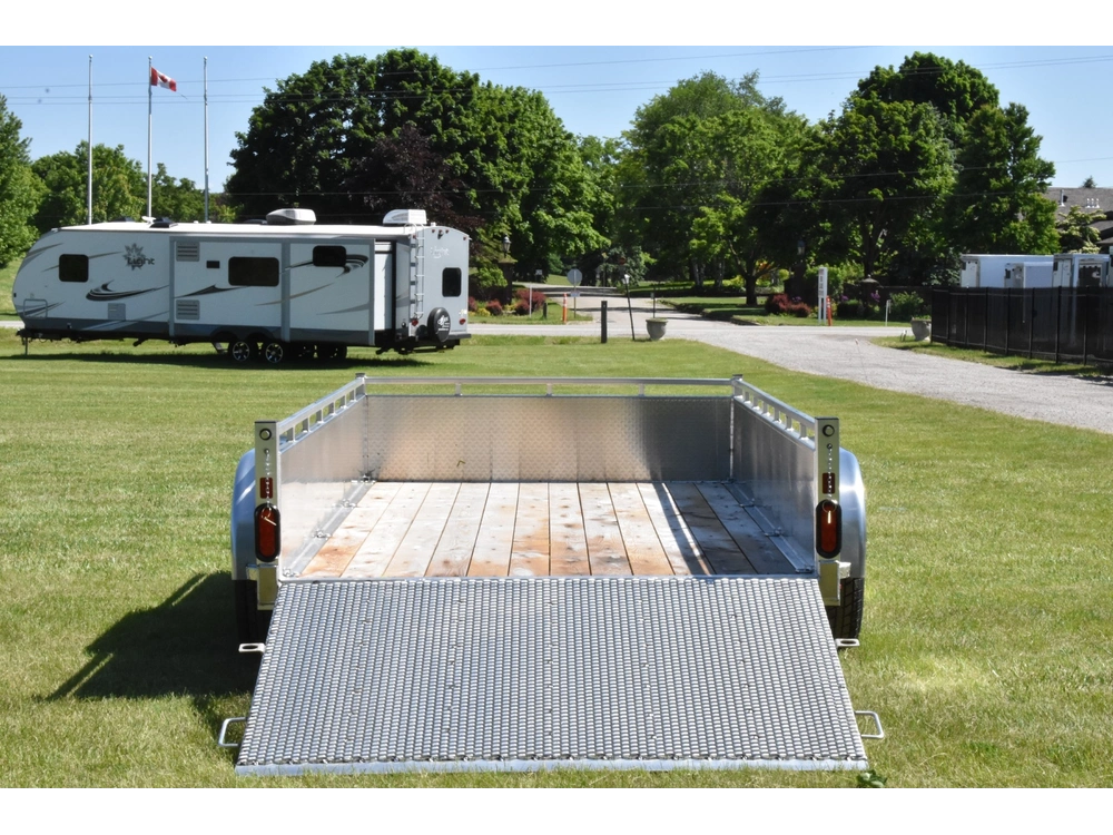 2027 Enbeck Aluminum Utility 6' X 12' Ta Straight Gate alt