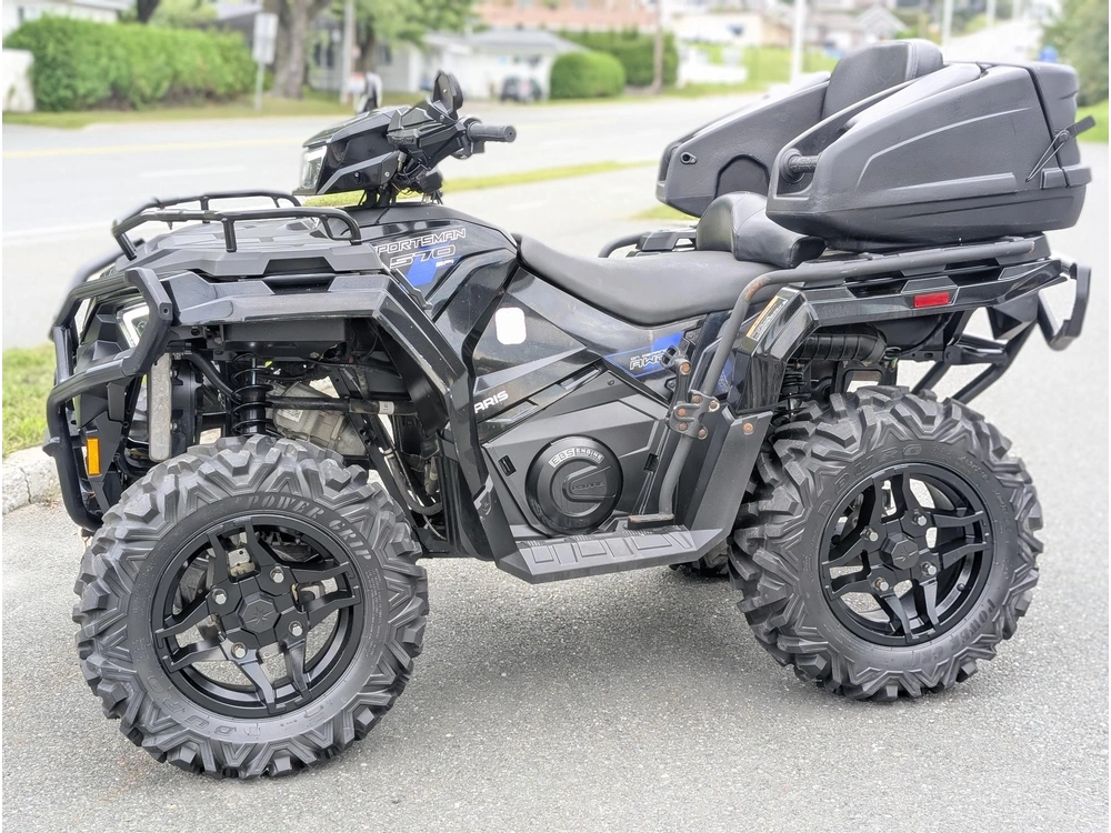 2022 Polaris Sportsman 570 Trail - Onyx Black Vtt Sentier Chasse Bois Polyvalent Fiable Faible Km Équipé Coffre Poignées Chauffantes Prêt À Partir Duo Outlander Kodiak Rancher Kingquad alt