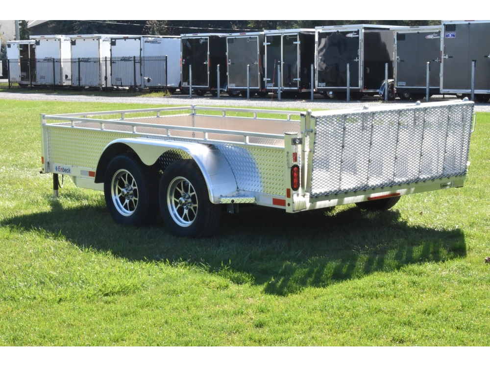2027 Enbeck Aluminum Utility 6' X 12' Ta Bifold Gate alt