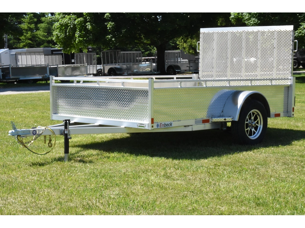 2027 Enbeck Aluminum Utility 6' X 10' Sa Straight Gate alt
