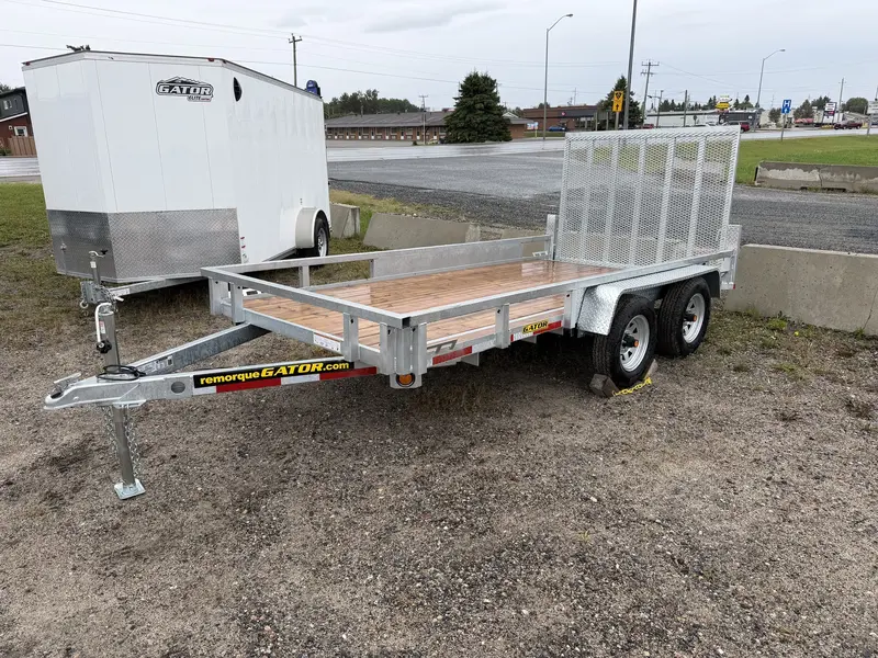 Gator TRAILER,UTILITY,69"X144"',GALV,REAR RAMP,W/SIDES,DUAL AXLE 2027