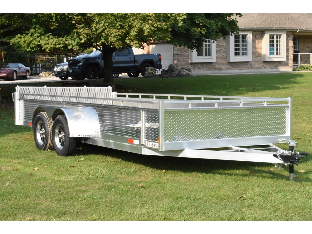 2026 Enbeck Aluminum Utility 7' X 18' Ta Bifold Gate alt