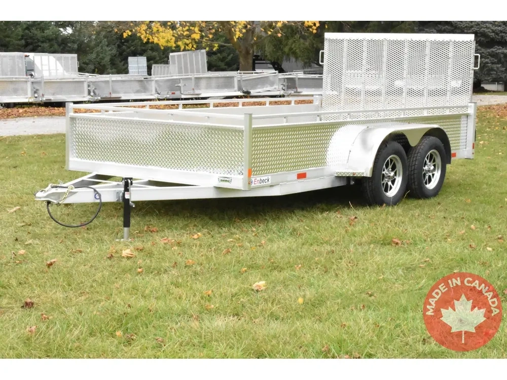 2027 Enbeck Aluminum Utility 7' X 14' Ta Straight Gate alt
